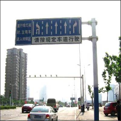 Φ273F型标志杆与ETC龙门架 河南道路上的智能安全卫士